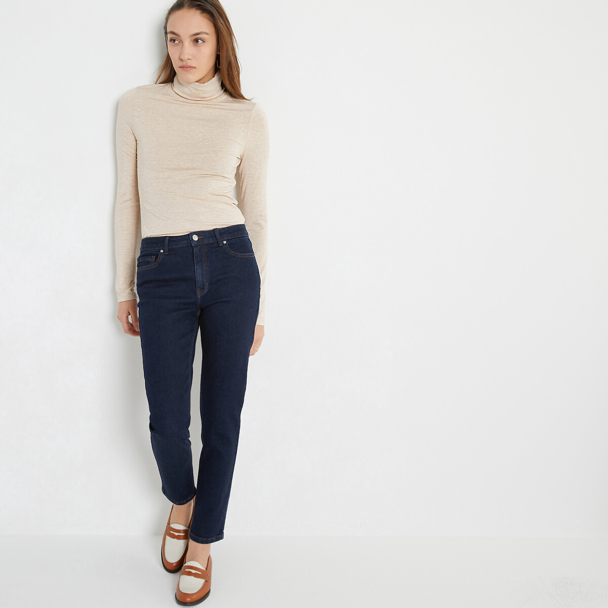 Jeans slim azul brut, LA REDOUTE COLLECTIONS