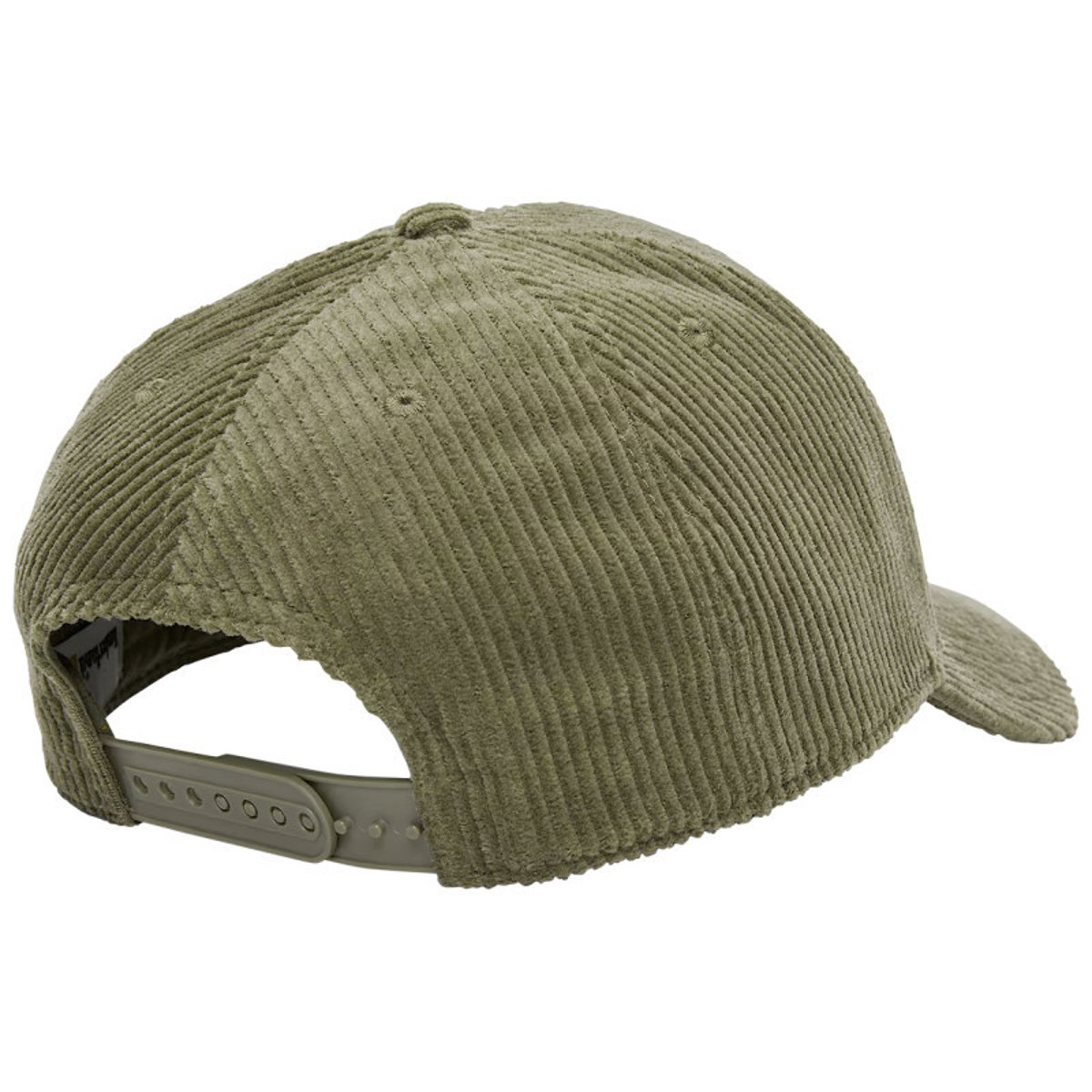 Casquette en coton mélangé kaki unie en velours côtelé avec broderie orange kaki, TIMBERLAND
