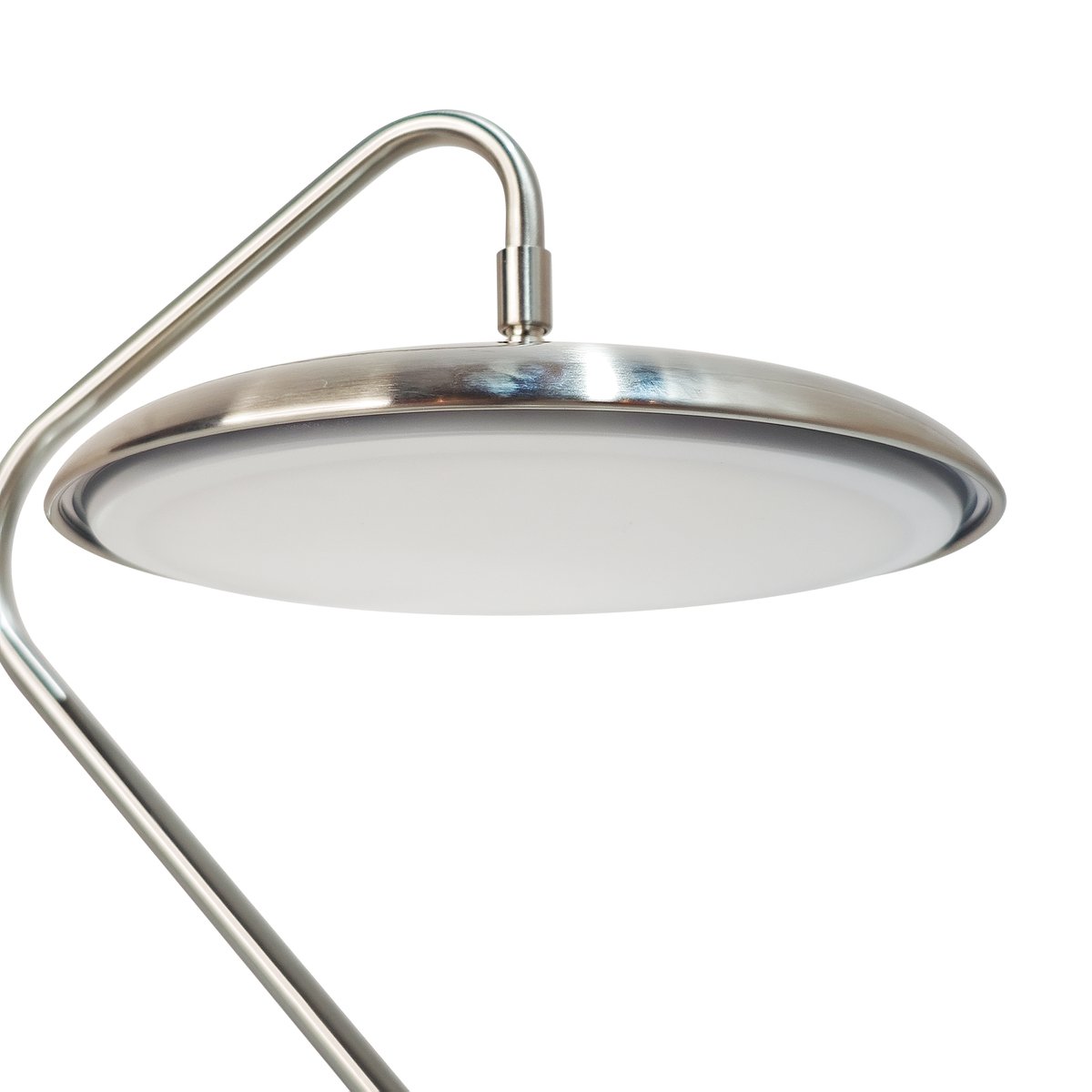 Lampe à poser LED design minimaliste en métal, ARTIST inox, DESIGN FOR THE PEOPLE
