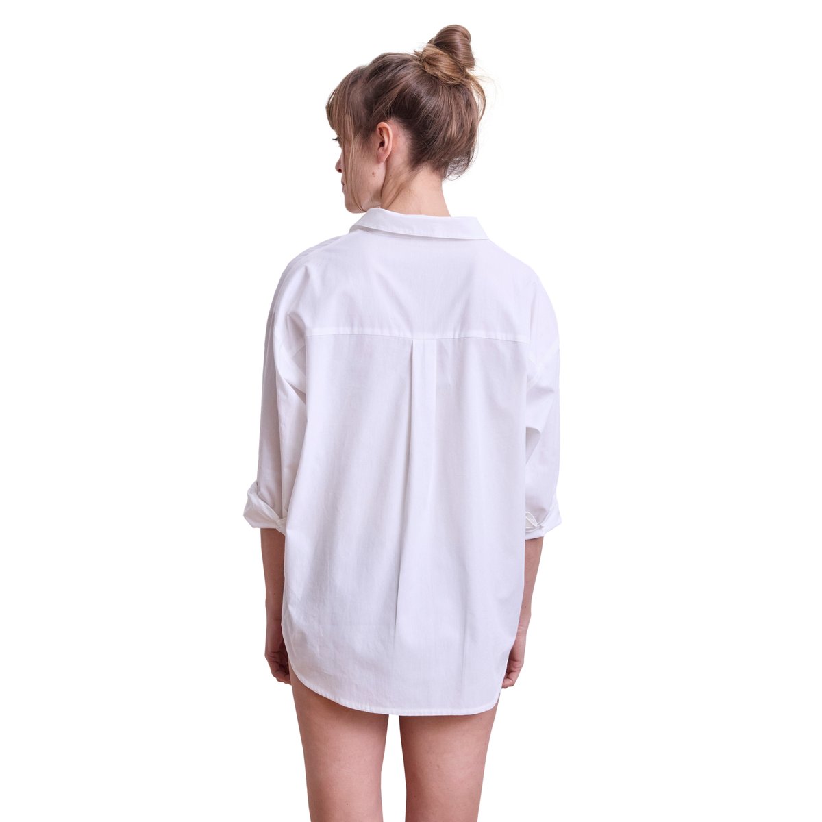 Chemise grossesse et allaitement blanc, VERTBAUDET