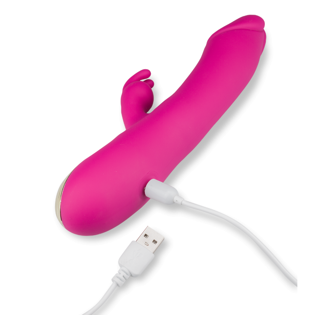 Vibromasseur puissant rabbit vibrant et rotatif  Leki rose, LOVE AND VIBES