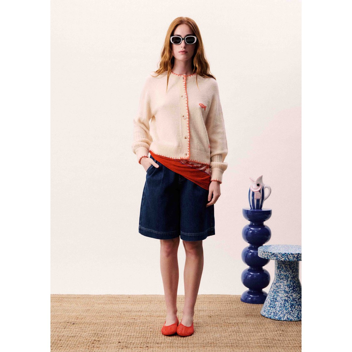 Foulard SAVICA rouge, FRNCH