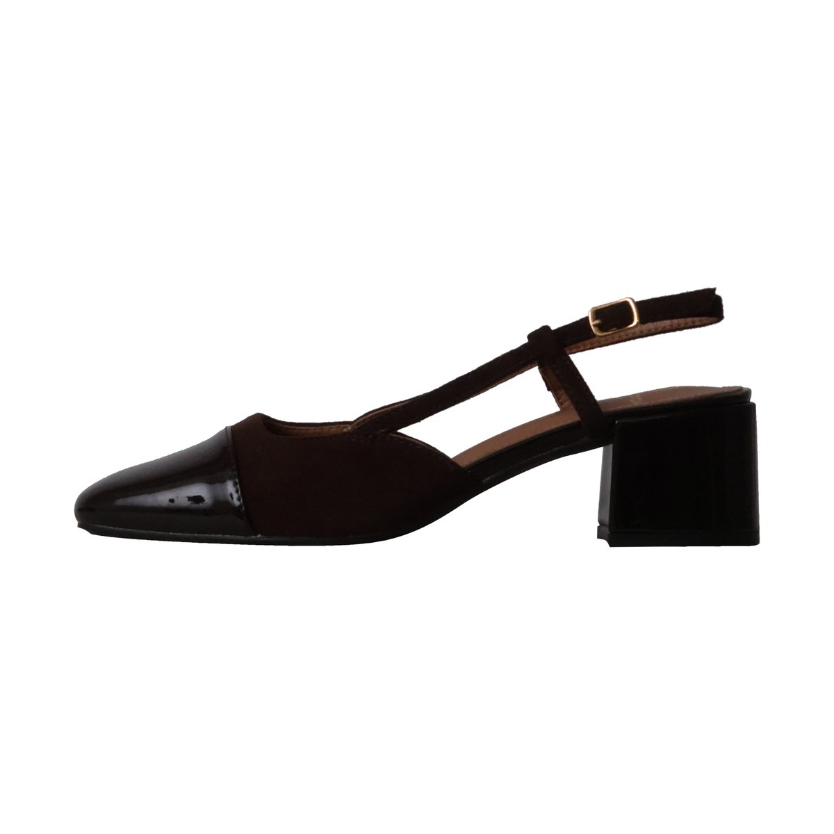 Escarpin à Talon Bellucci marron, ENZA NUCCI