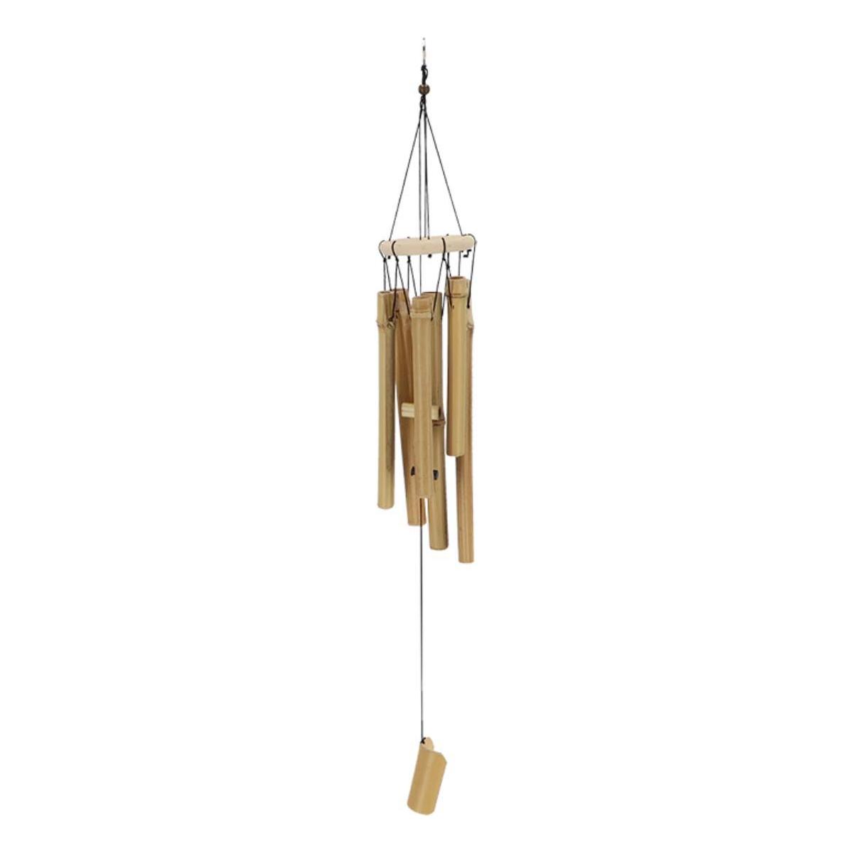 Carillon en bambou multicolour, JARDINDECO