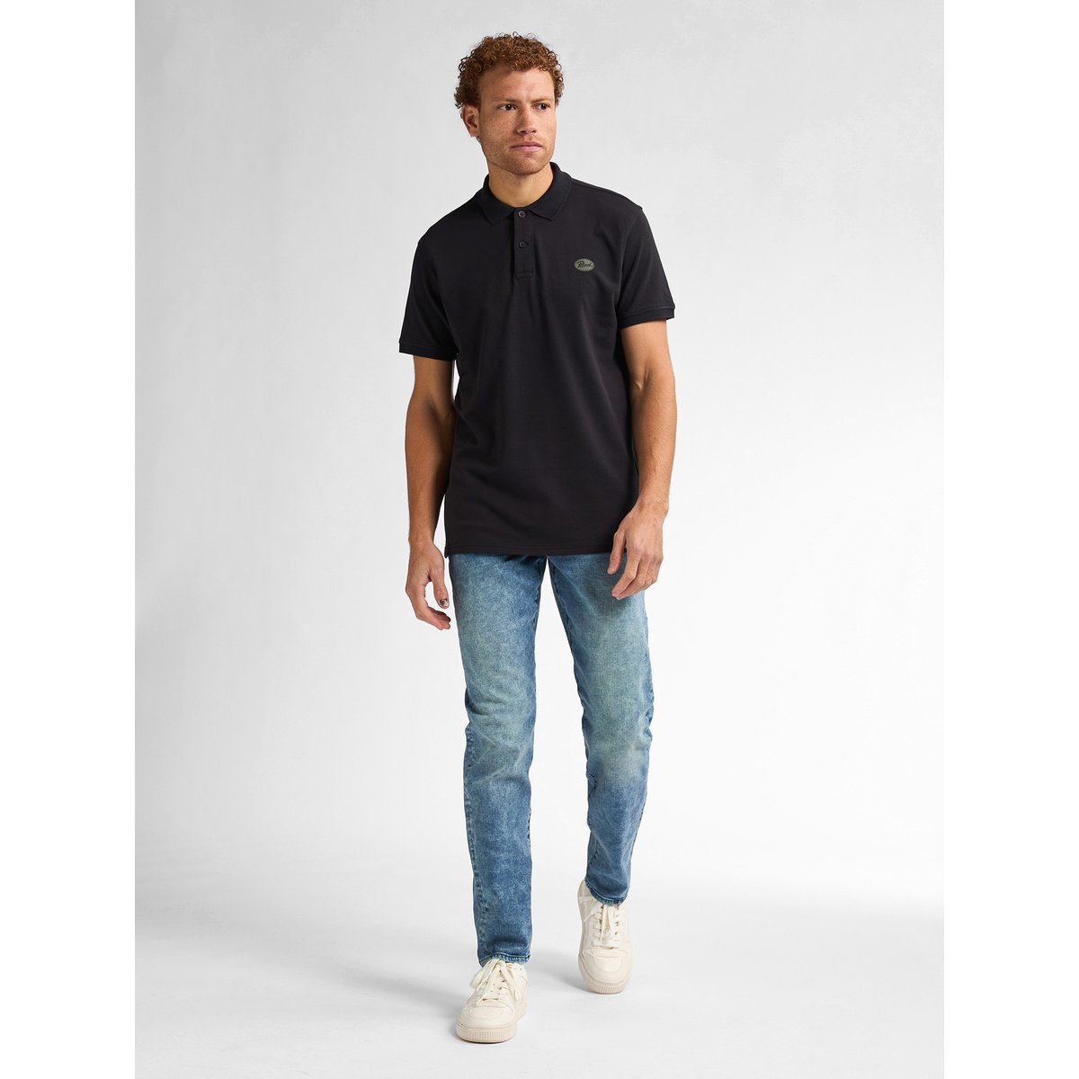 Polo classique noir black, PETROL INDUSTRIES