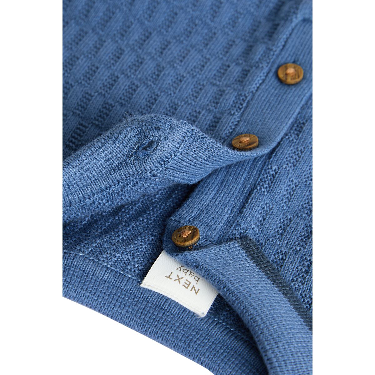 Barboteuse en maille pour bébé bleu, NEXT