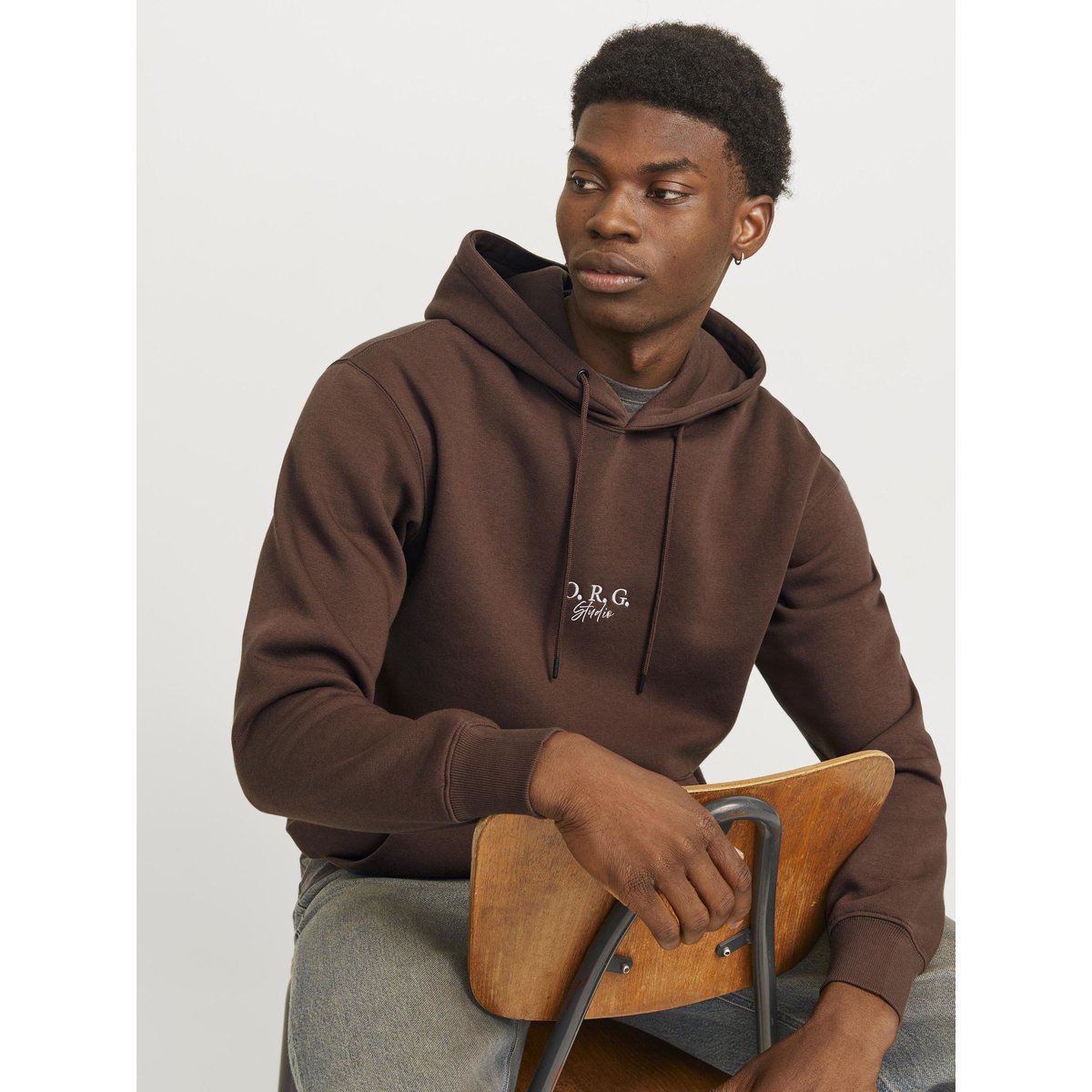 Sweat À Capuche chocolate lab, JACK & JONES