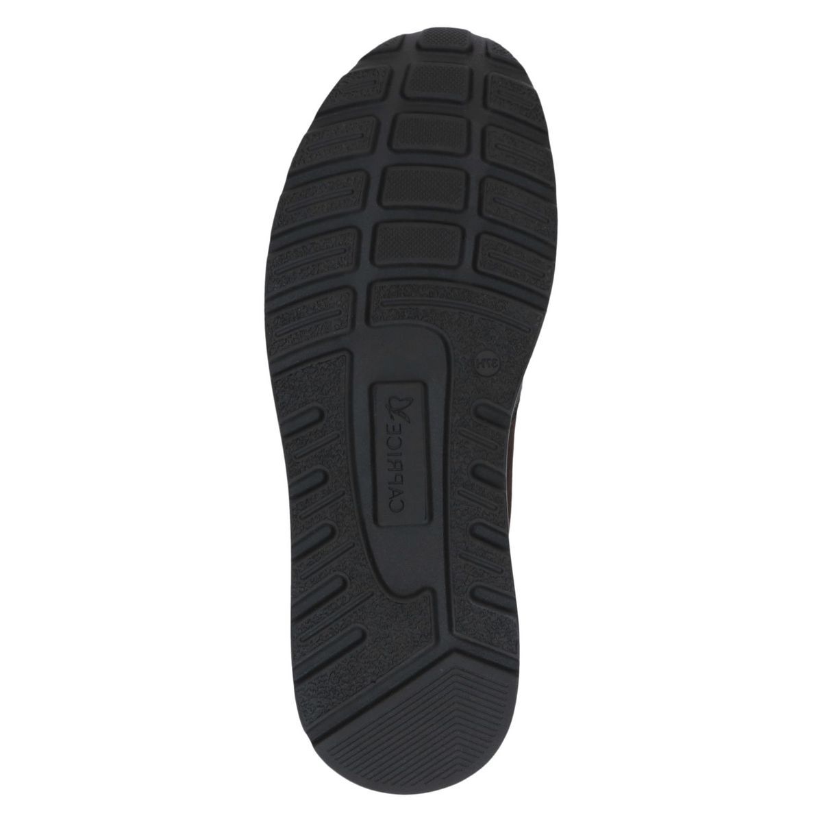 Basket en cuir marron foncé combiné, CAPRICE