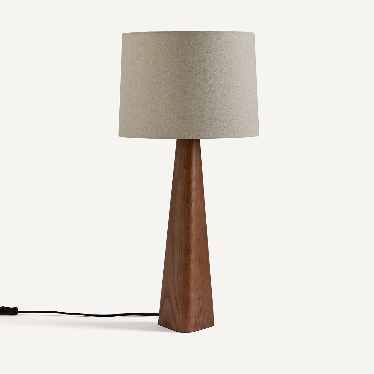 Lampada in rovere tinta noce e lino, Nestwood noce, AM.PM