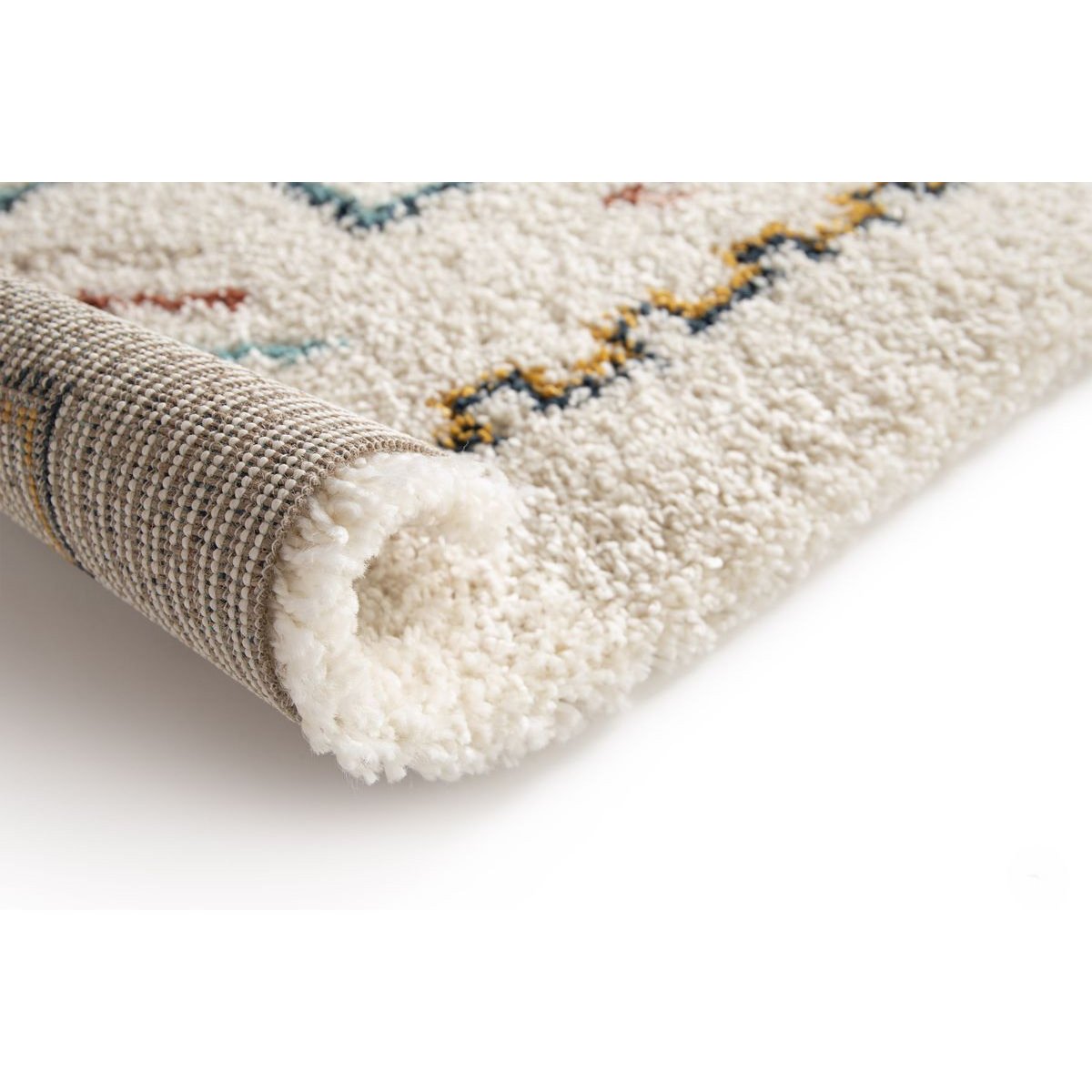 Tapis poils longs style , MIRA multicolore, BOBOCHIC