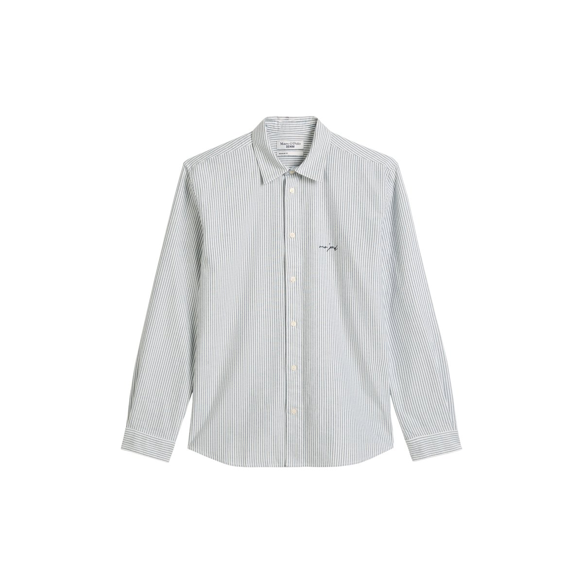 Chemise Oxford régulière en coton bio blanc naturel, MARC O’POLO DENIM