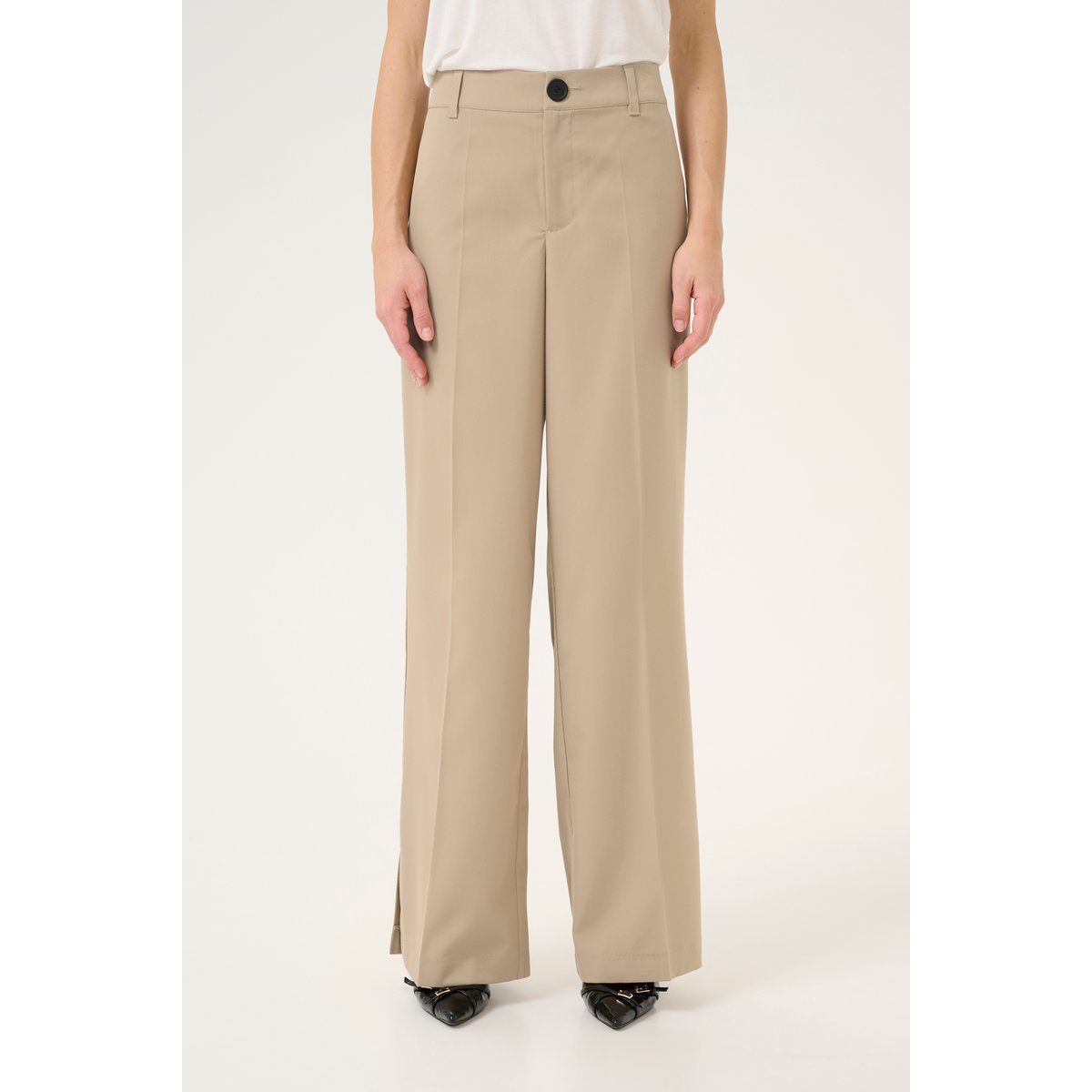 Casual pants beige dune, CULTURE