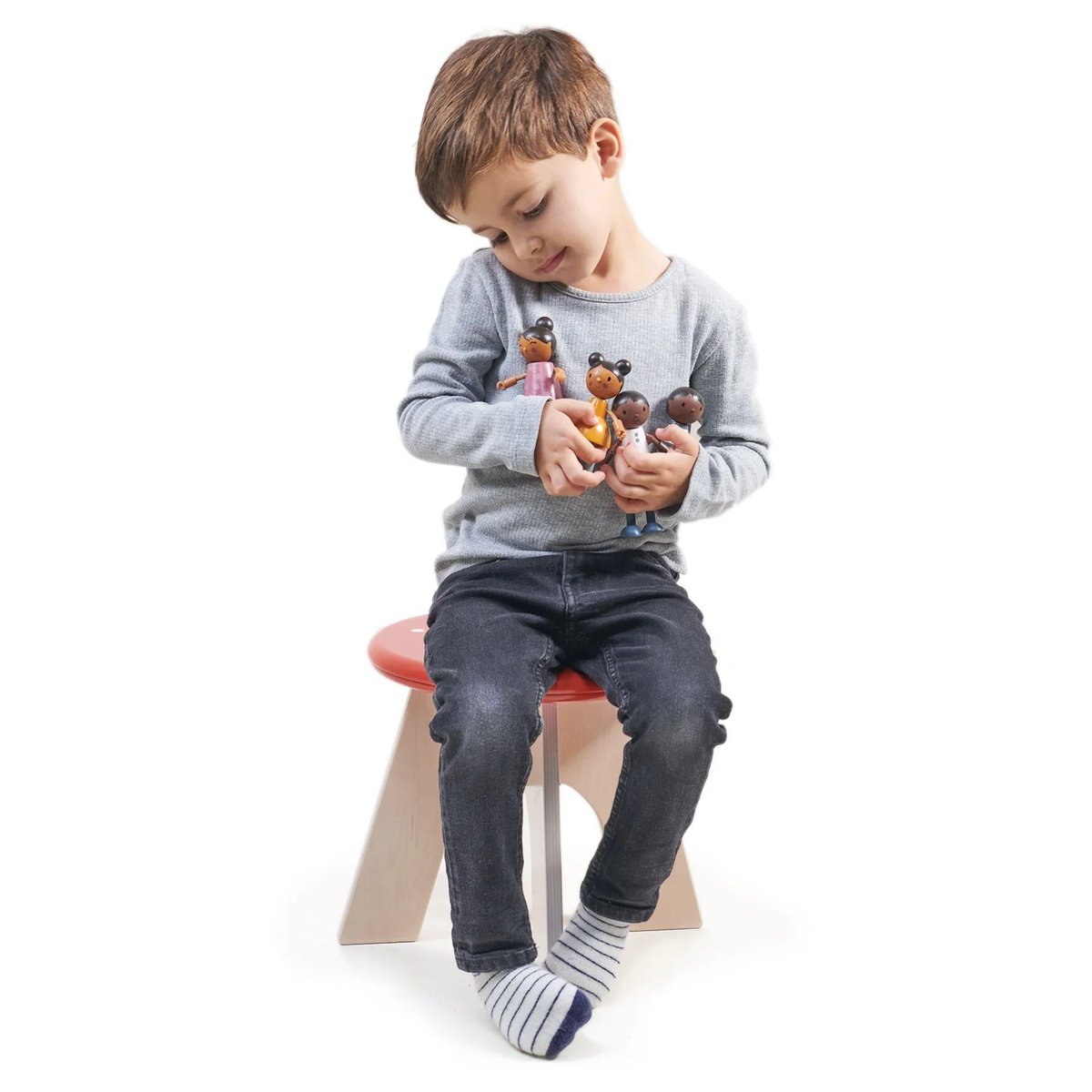 Famille de figurines multicolore, TENDER LEAF TOYS