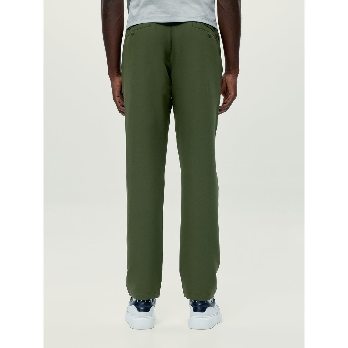 Pantalon de sport homme Ebro séchage rapide toucher doux vert kaki feuille, BORN