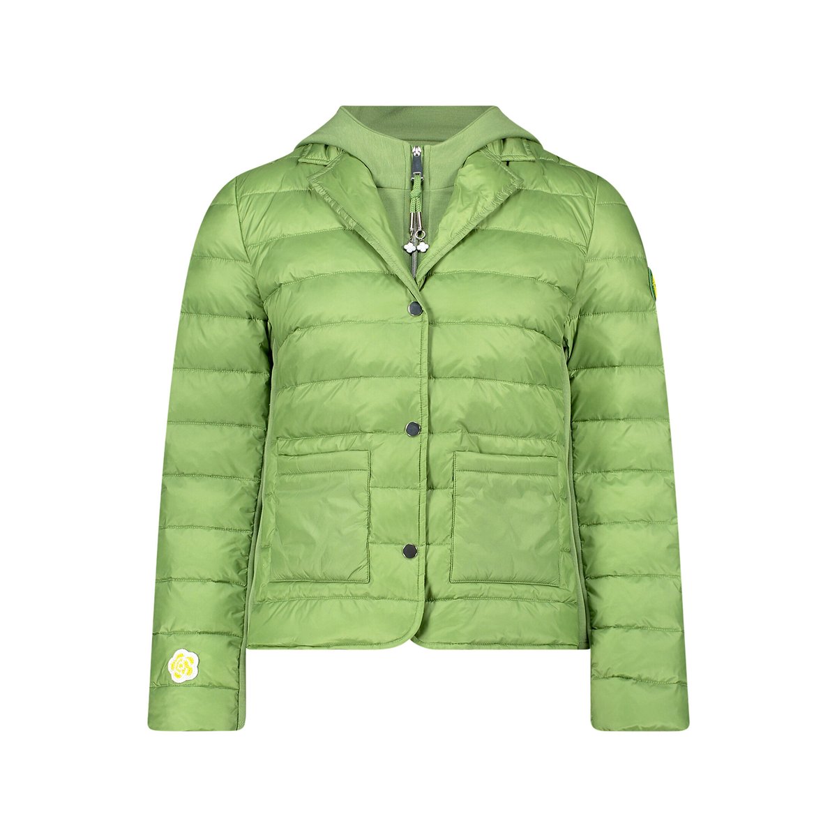 Veste matelassée à capuche amovible forest green, CARTOON