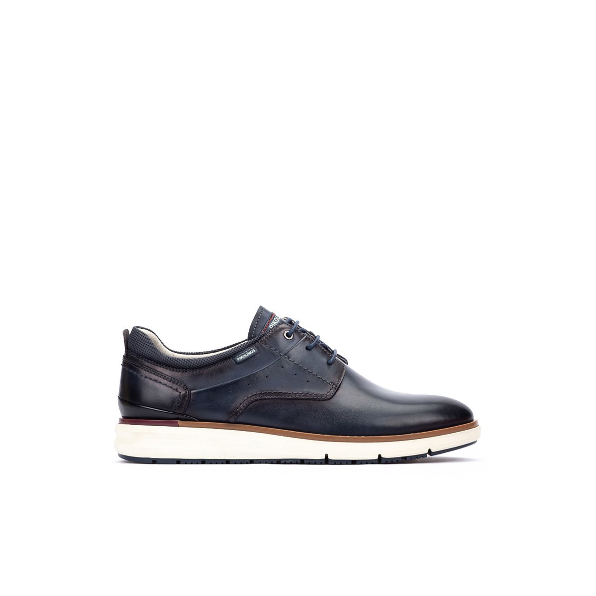 Chaussures à lacets cuir Manacor blue, PIKOLINOS