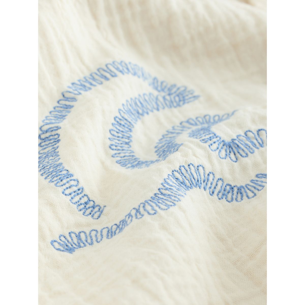Chemise à manches courtes et broderie palmier broderie écru palmier soleil, NEXT