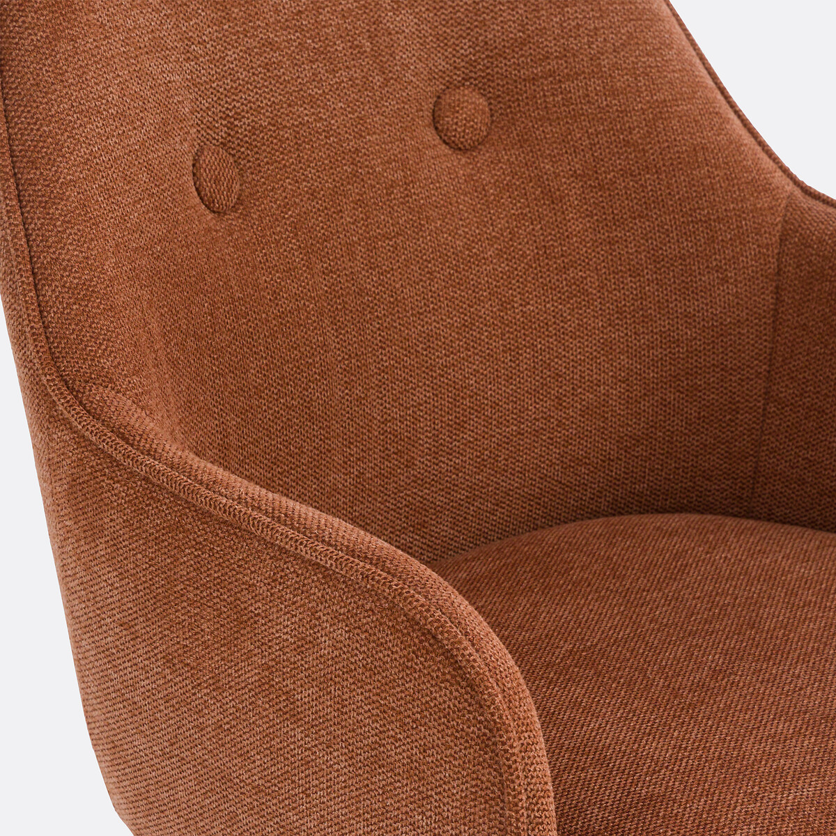 Fauteuil de table, Lipstick terracotta, LA REDOUTE INTERIEURS