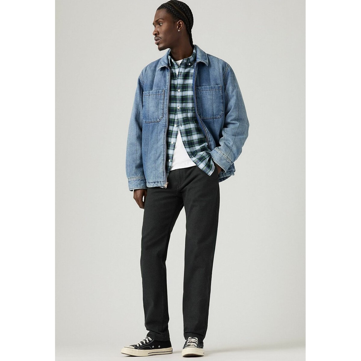 XX Chino STD II woleffect antraciet grijs, LEVI'S