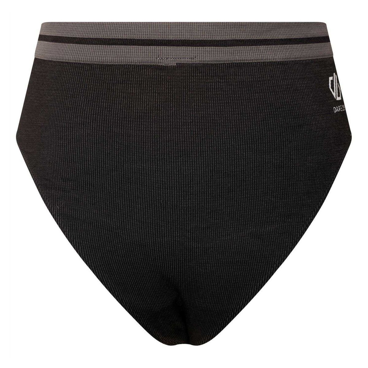 Bas de maillot de bain à taille haute motif/style rayure contrastée DON'T SWEAT IT noir, DARE 2B