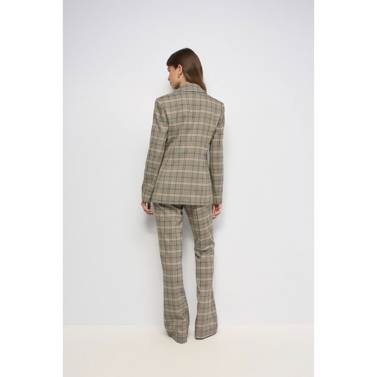 BLAZER SLIM FIT À CARREAUX marron, SALSA JEANS
