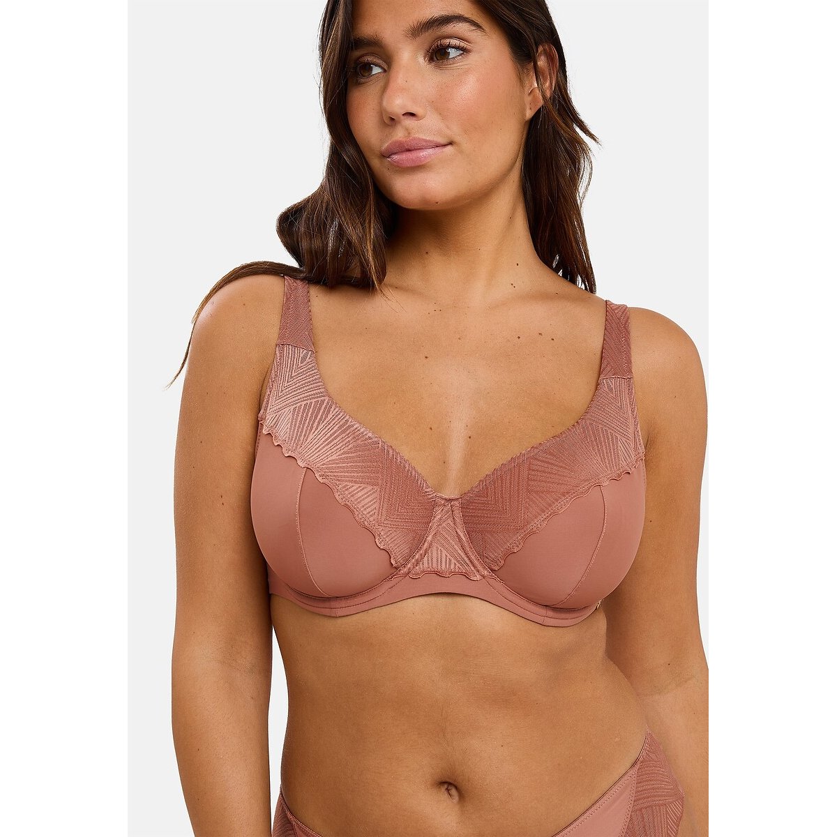 Soutien-gorge armatures DAILY SOFTNESS noisette, SANS COMPLEXE