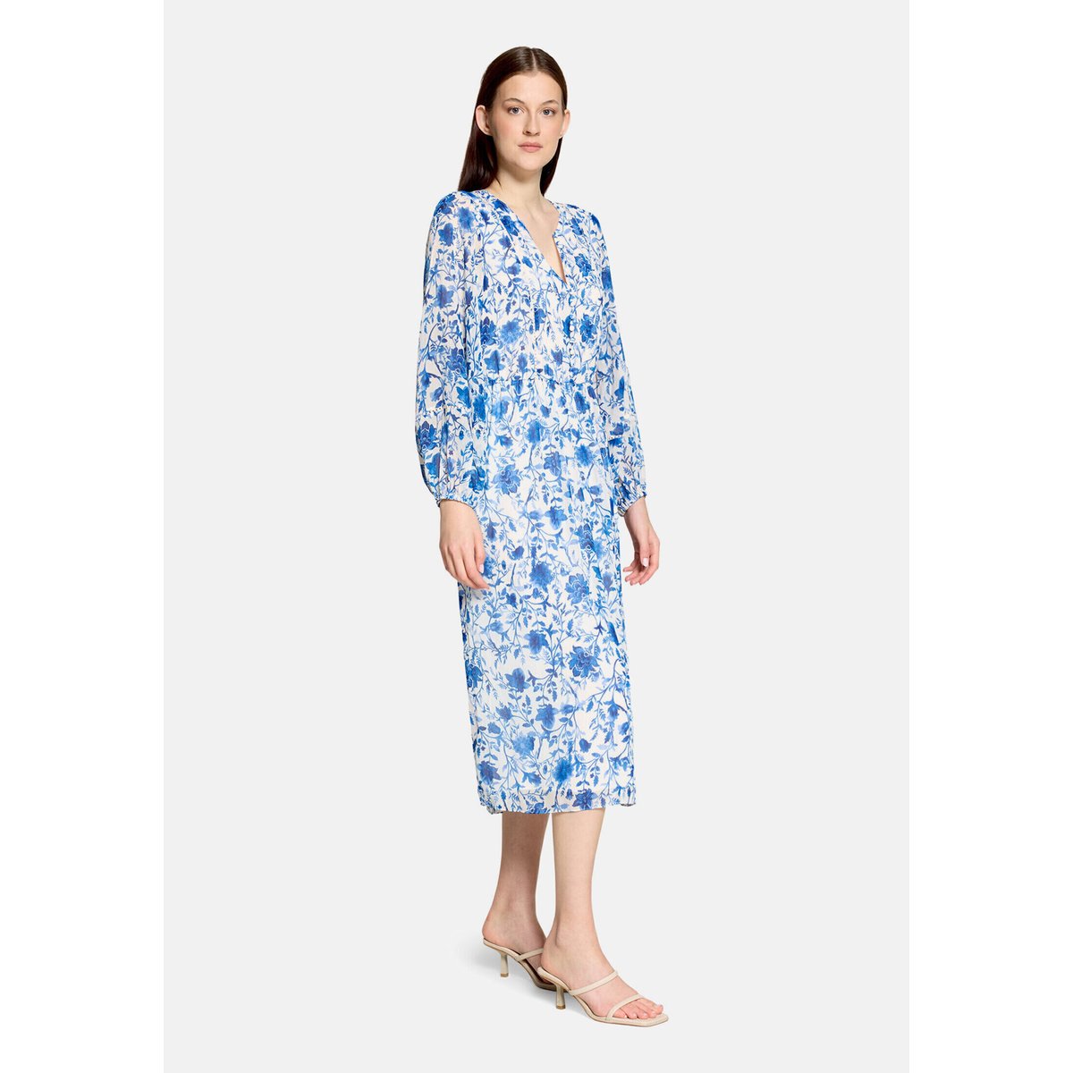 Robe d'été de style bohème bleu/blanc, VERA MONT