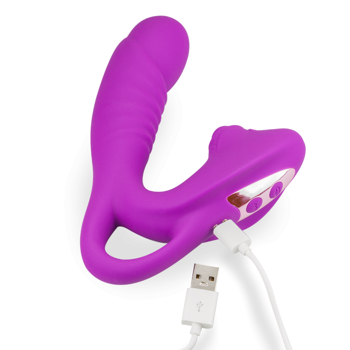 Vibromasseur puissant rabbit ergonomique Orina violet, LOVE AND VIBES