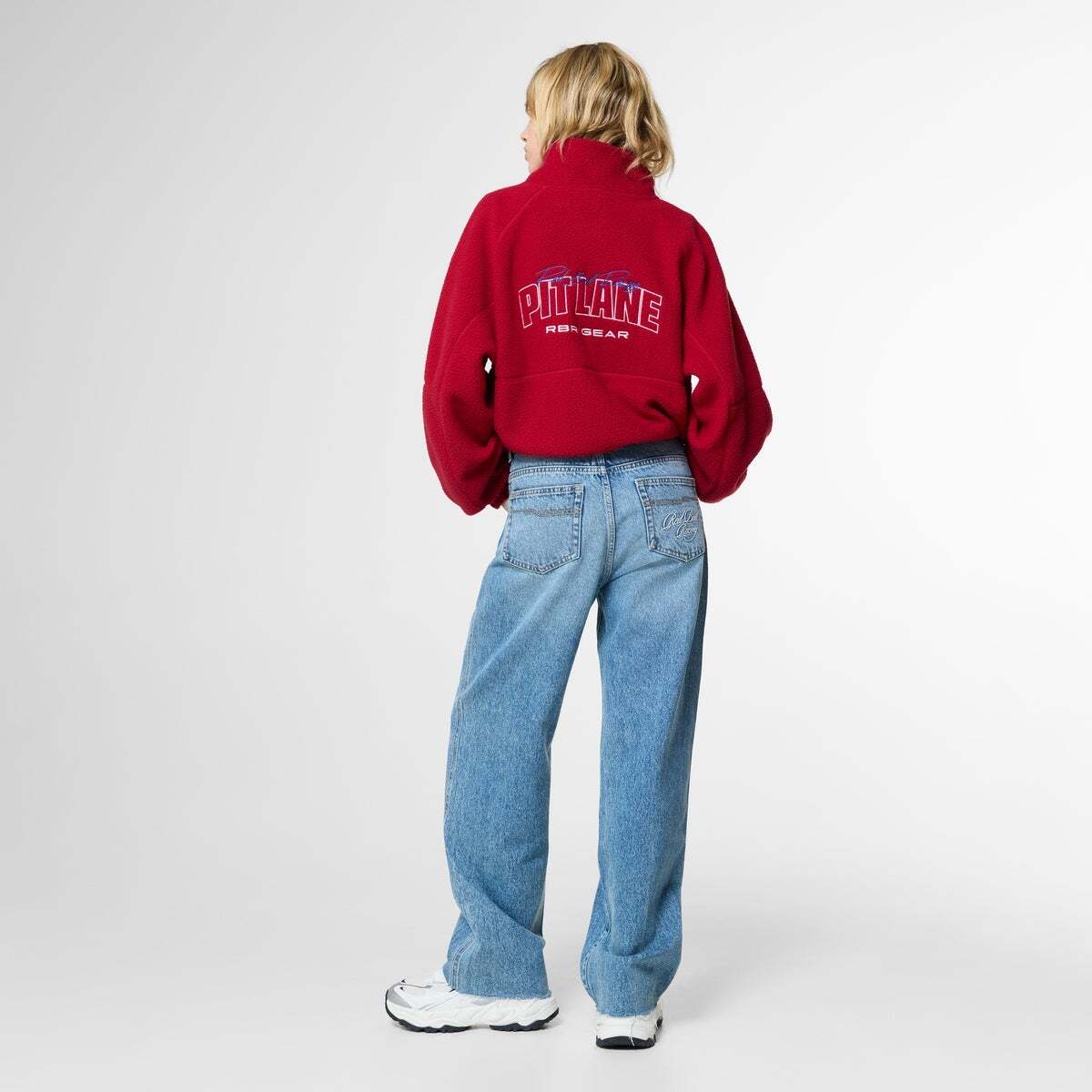 Jean Coupe Large, Taille Moyenne denim rigide bleu moyen rbr, PEPE JEANS