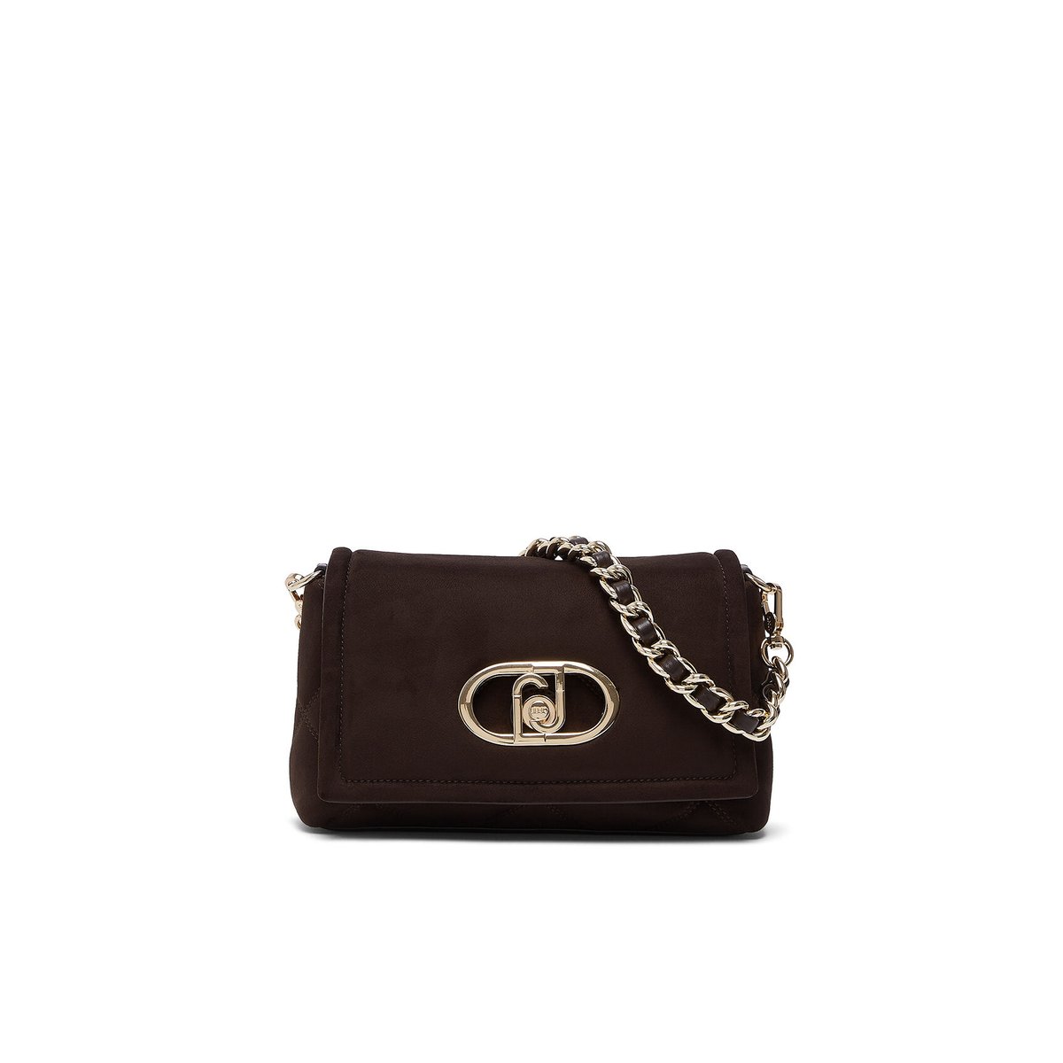 Sac LaPuffy format moyen en microfibre cacao, LIU JO