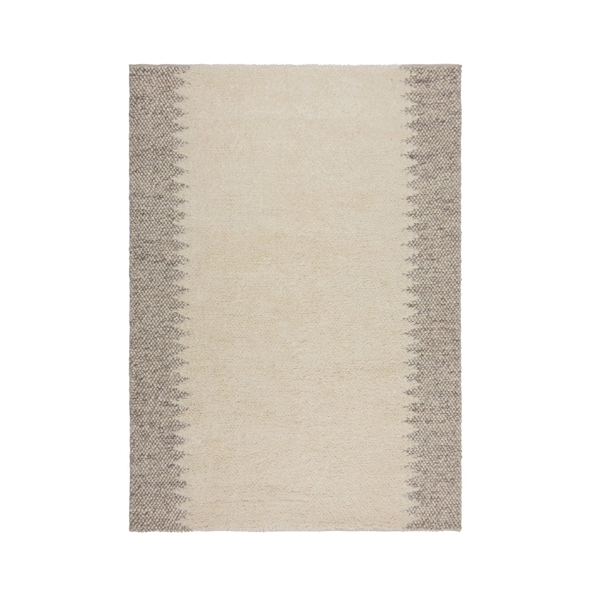 Tapis en laine MINERALS BORDER beige, FLAIR RUGS