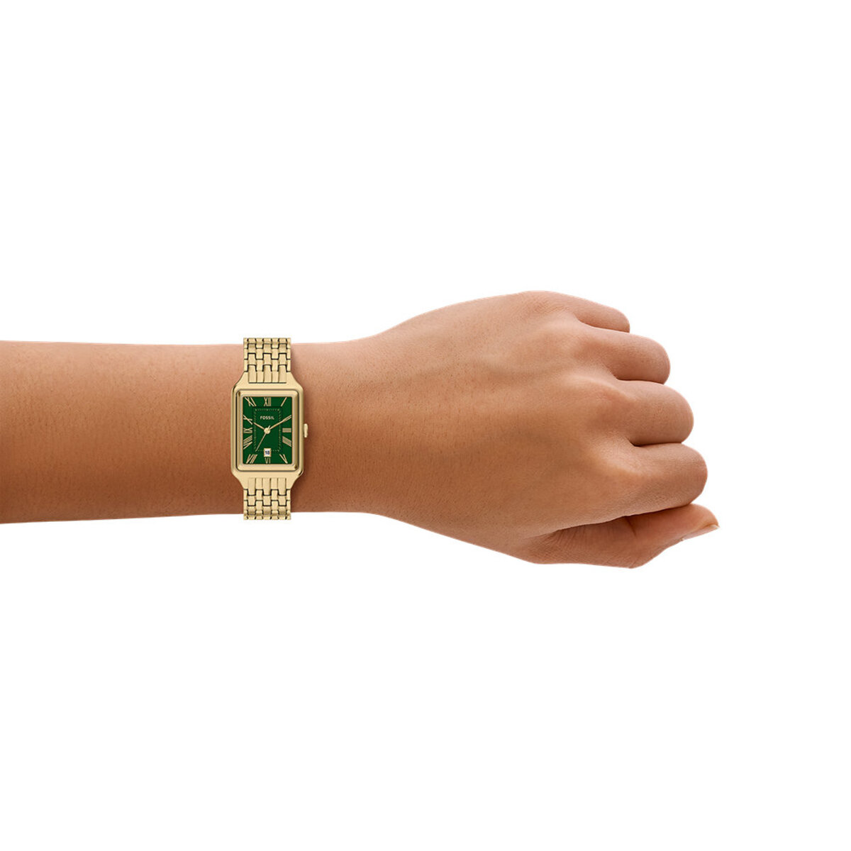 Montre Analogique RAQUEL doré vert doré, FOSSIL