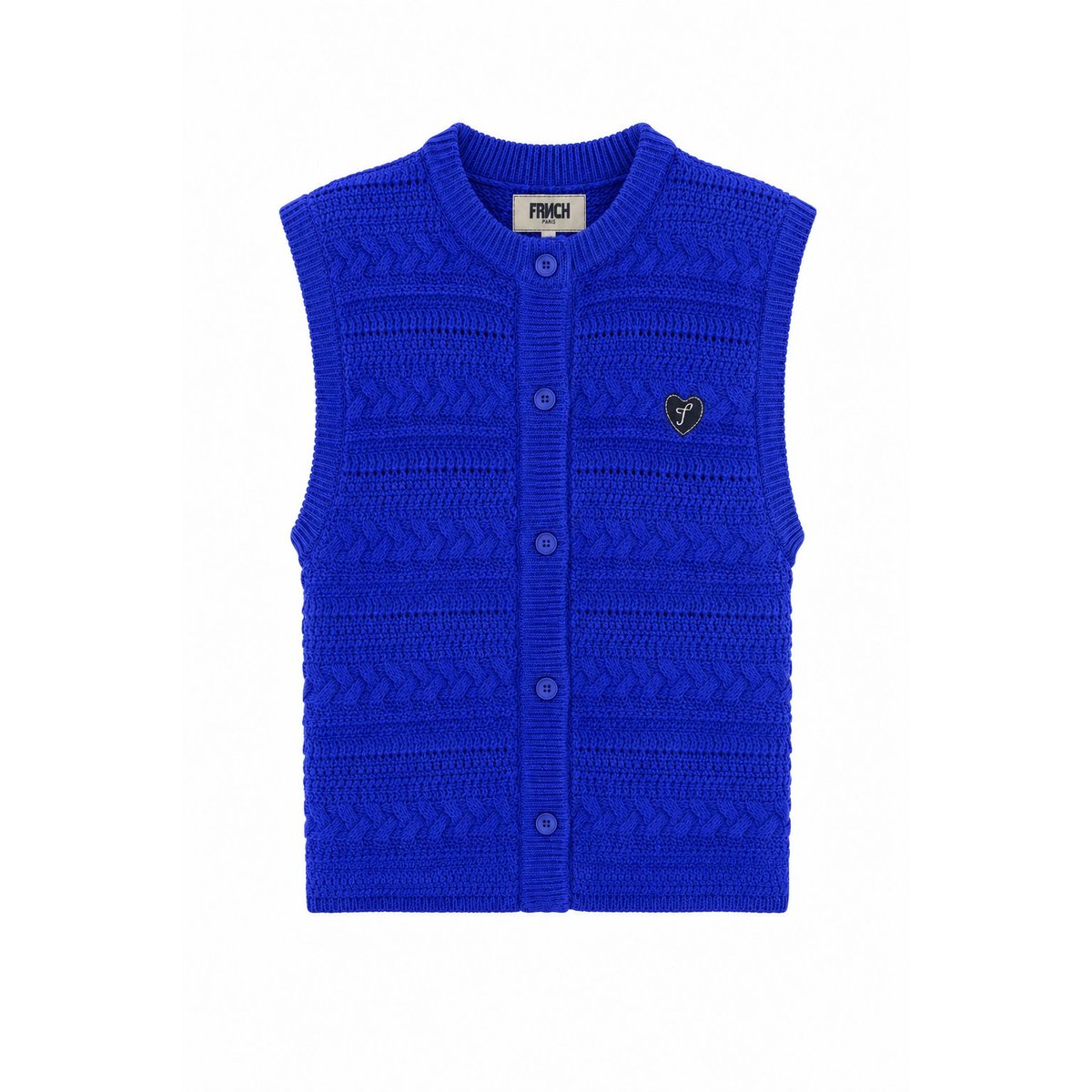 Cardigan Miryang MIRYANG bleu electrique, FRNCH