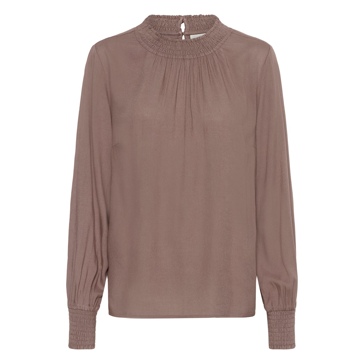 Blouse à manches longues beige deep taupe, KAFFE