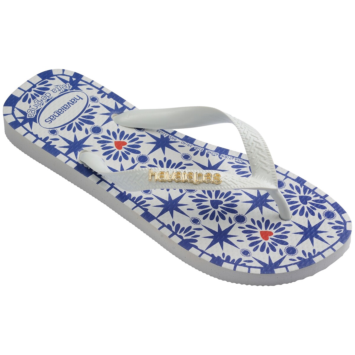 Infradito HAV TOP SAO LUIS bianco/blu, HAVAIANAS