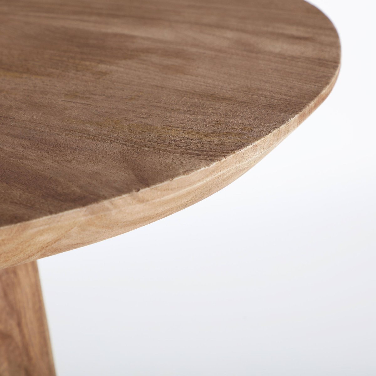 Table de bar ronde en manguier S.KEALE brun, RECOLLECTION