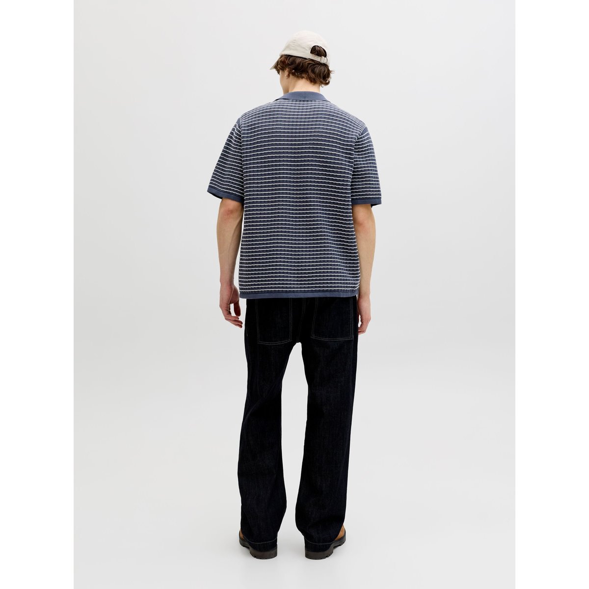Polo Tricoté grise - odyssey gray, JACK & JONES