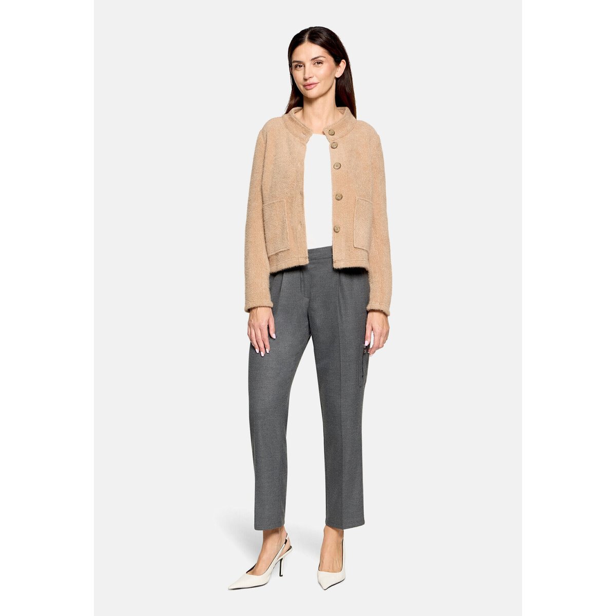 Veste blazer à boutons beige, BETTY BARCLAY