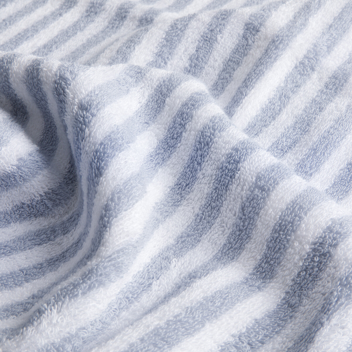 Dani 500g Bath Towel blue/white, LA REDOUTE INTERIEURS