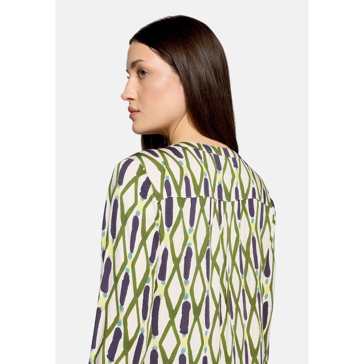 Blouse casual à motifs green/blue, CARTOON
