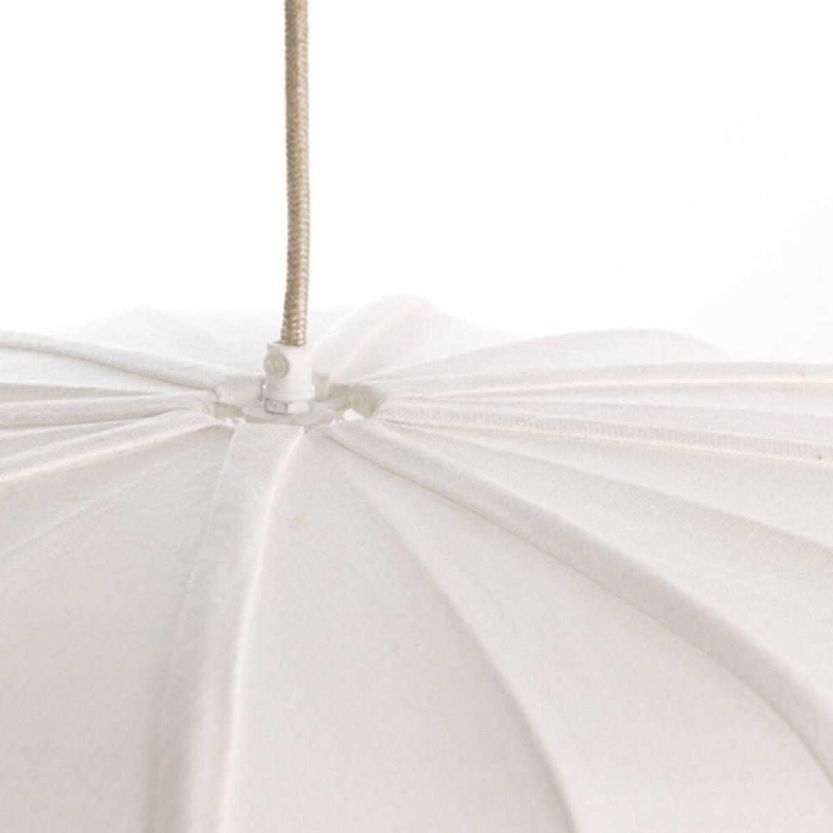 Suspension tissu blanc Diam 60 Zubedo blanc, MILLUMINE
