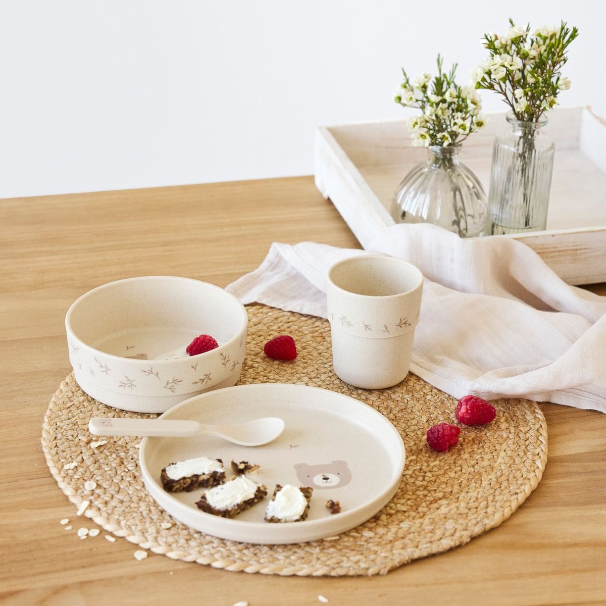 Coffret repas beige, LASSIG
