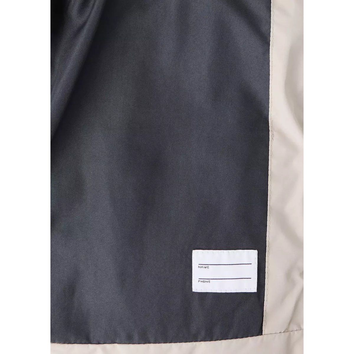 Anorak matelassé détails contrastants gris glacé, MANGO BABY