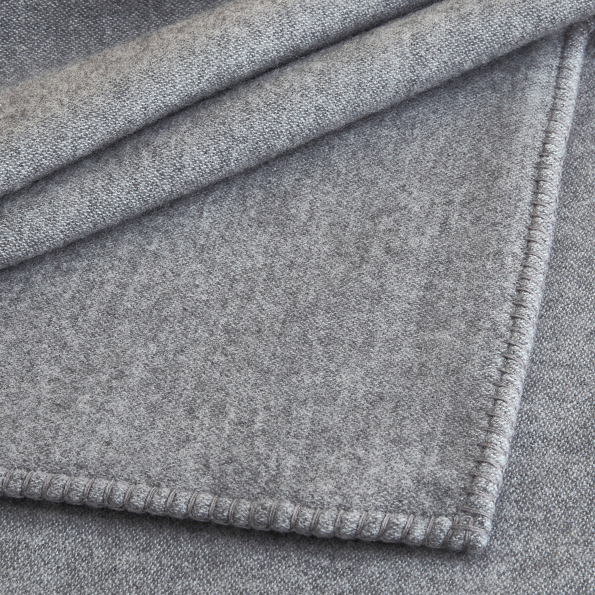 Plaid en pure laine duveteuse, CUSCO gris, AM.PM