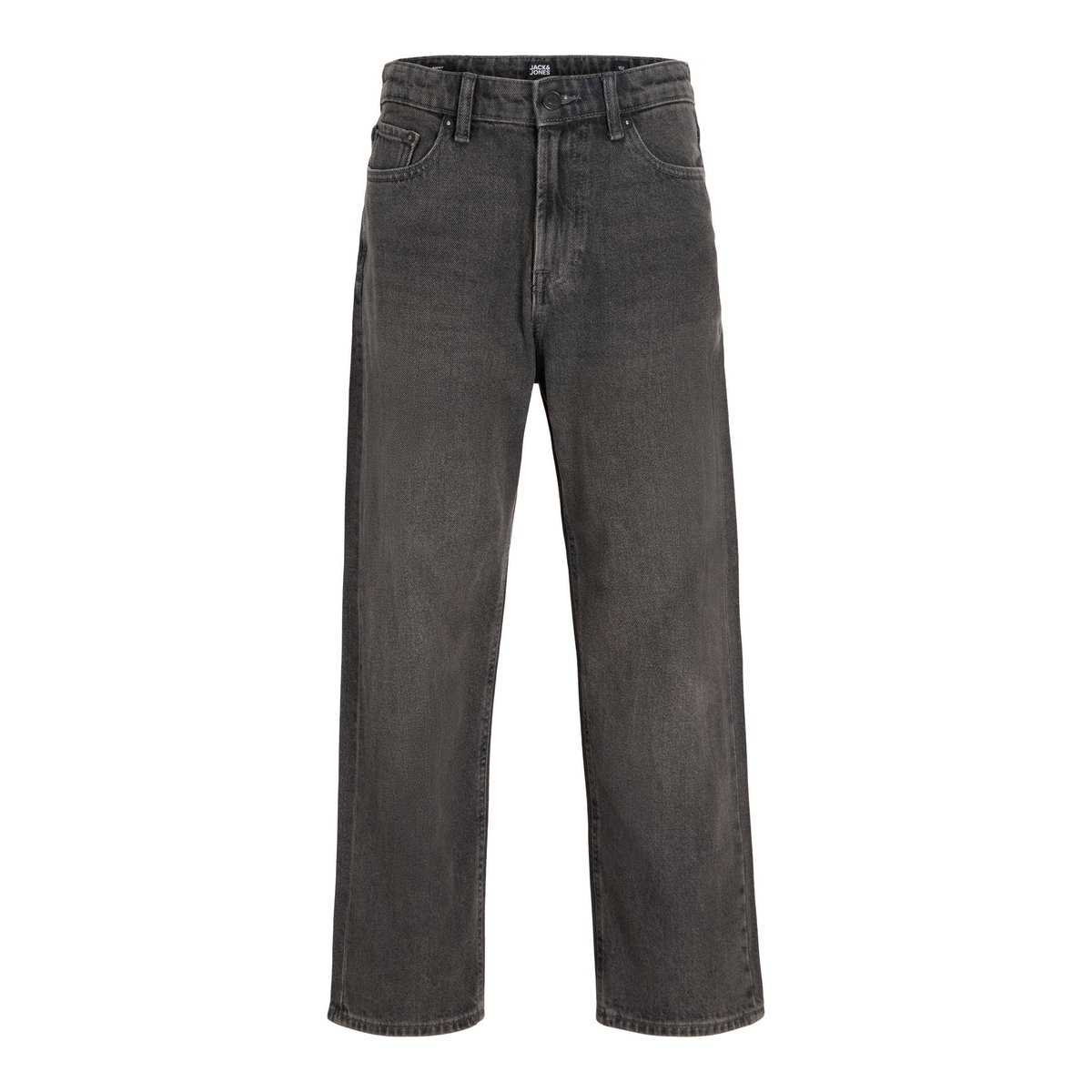 Jean Baggy Fit black denim 1, JACK & JONES JUNIOR