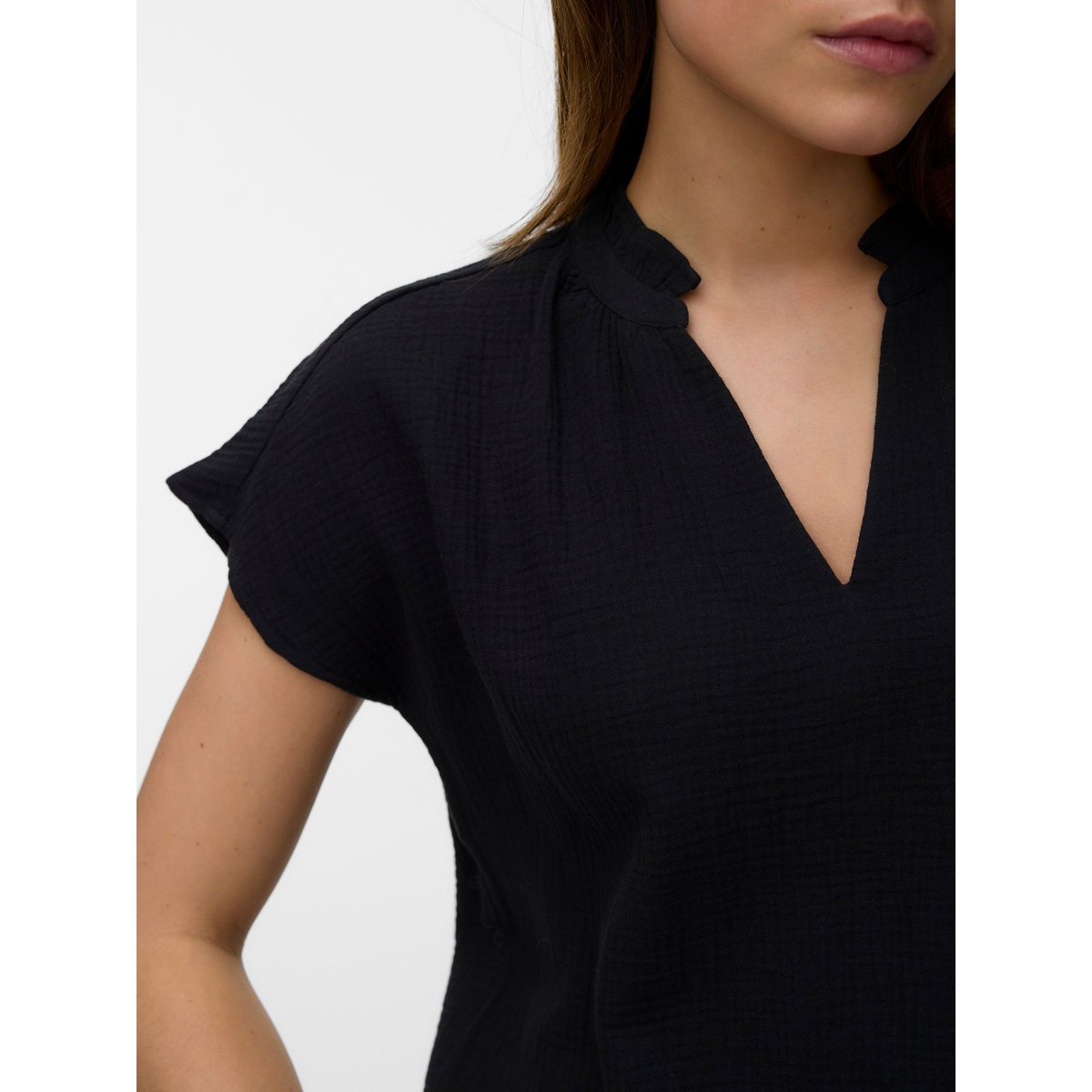Top noire - black, VERO MODA