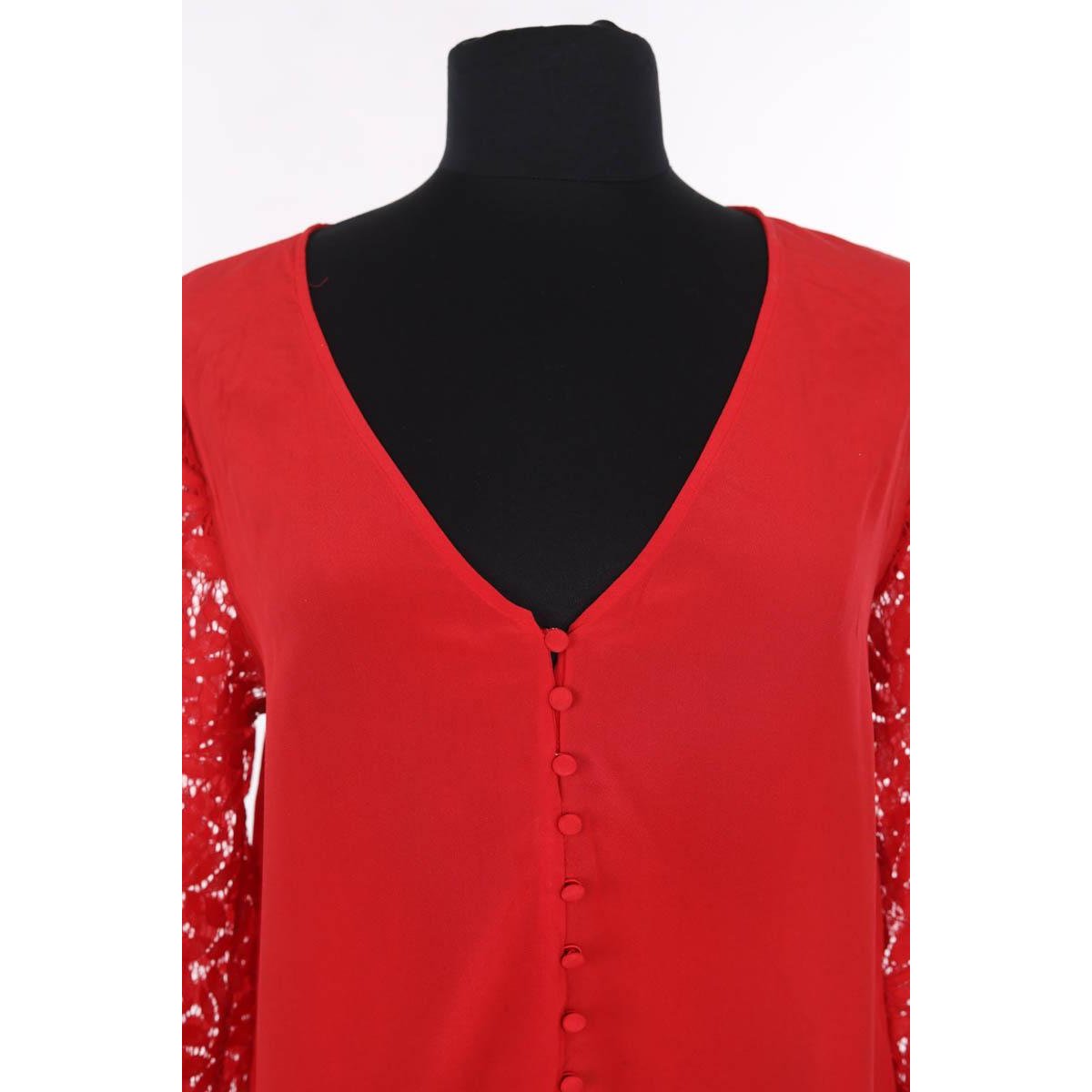 Blouse - Très Bon État rouge, SEZANE