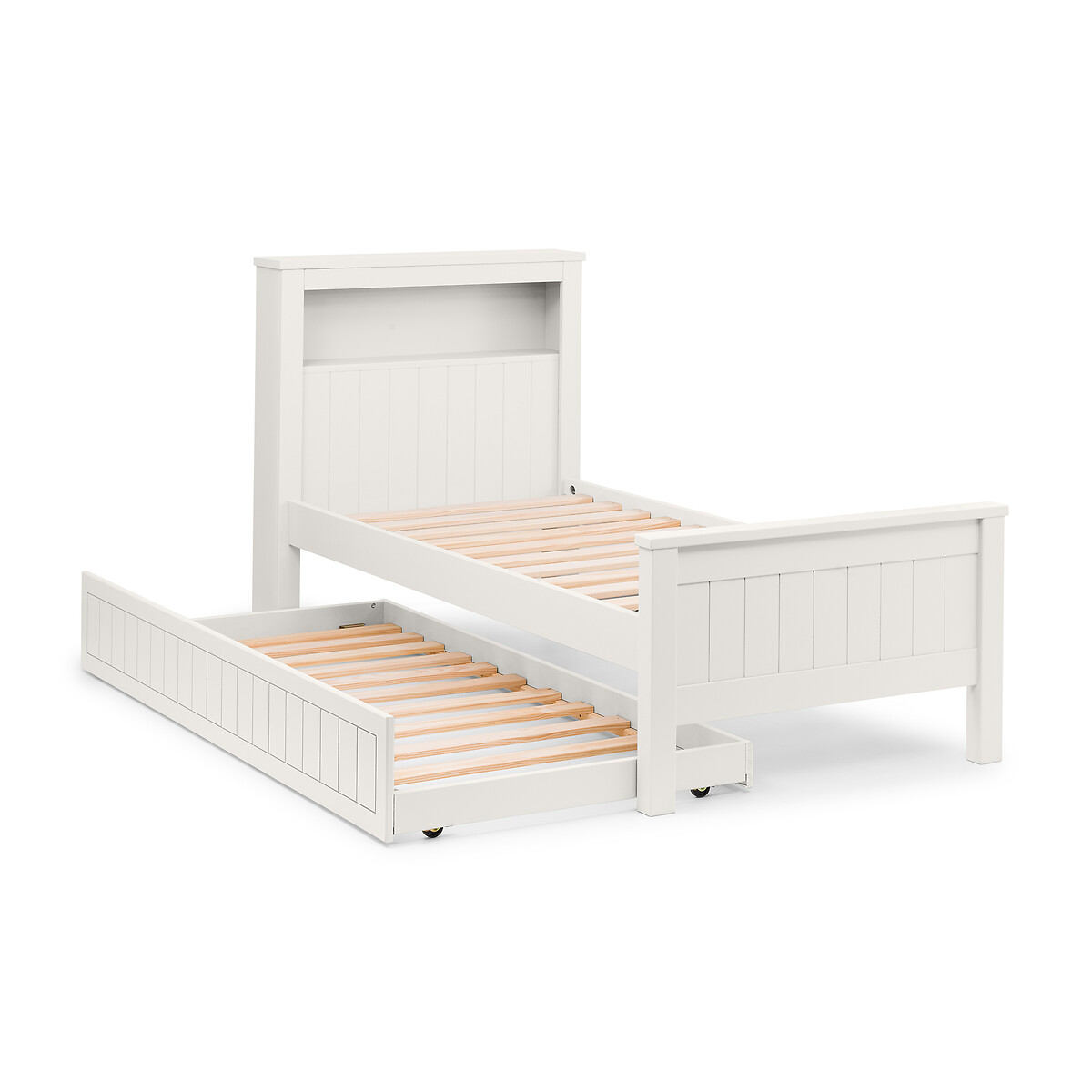 Savannah Shaker Trundle Bed white, SO'HOME