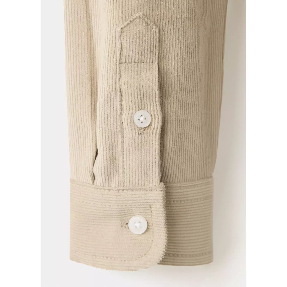 Chemise 100 % coton en velours côtelé sable, MANGO KIDS