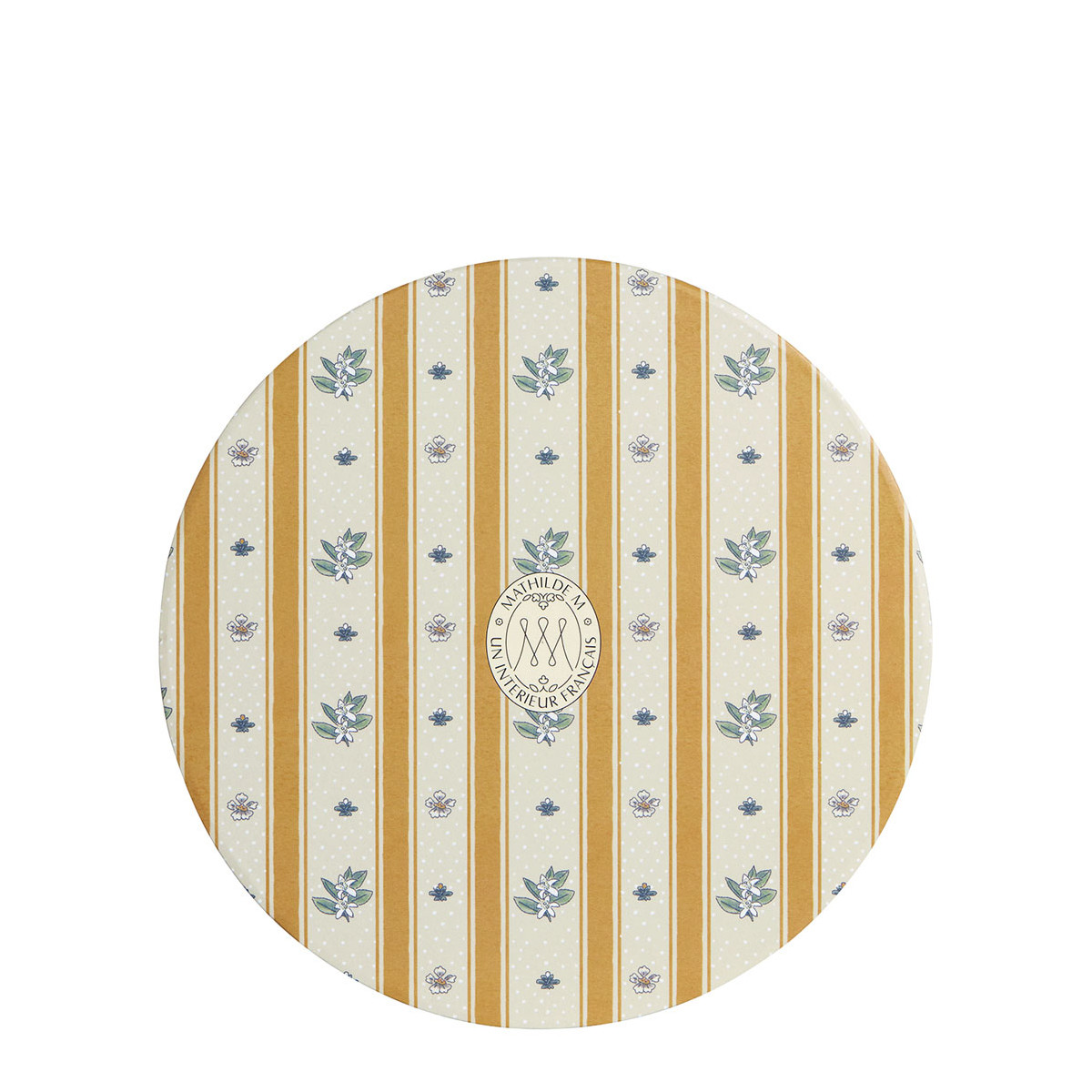 Set de 2 boîtes de rangement Fleur d'Oranger orange, MATHILDE M